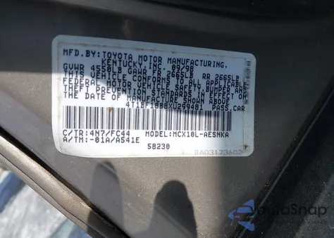 1999 Toyota Avalon Xl from USA, damaged, VIN 4T1BF18B8XU299481